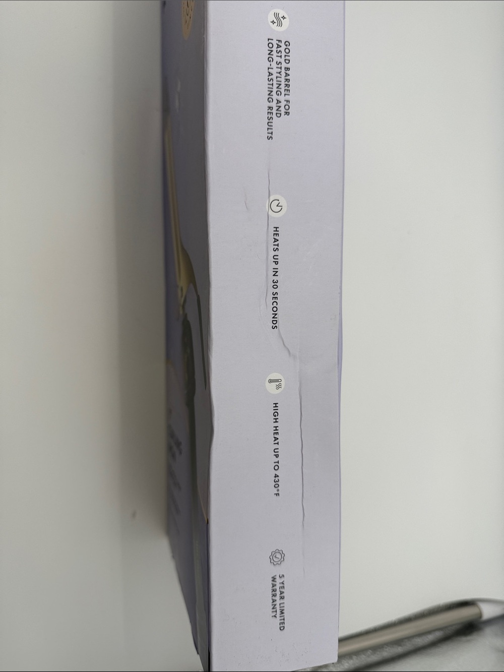 Hot Tools Pro Signature 1" Gold Curling Iron - Picture 3 of 7